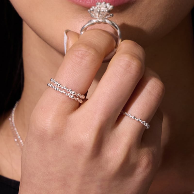 SULTANA Bubble nest open ring