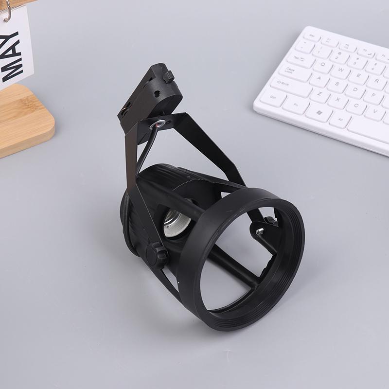 Par30 Led E27 Track Light Bracket Base 2/3Wires Rail Ceiling Lamps Holder Clothing Store Living Room Commercial Use