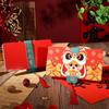 DIY Packing Folding Red Envelope Cartoon Snake Year Red Packet 2025 New Year Packet  Party Gifts