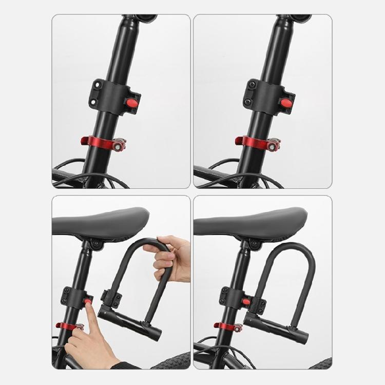 Anti Theft Bike U Lock with Key for Road and Mountain Bike Heavy Duty Lock Universal Bike Accessories Secure Lock