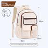 Primary School Backpack for Girls Middle High School Bags Large Capacity Student Bookbag Lightweight Backpack Travel Daypack