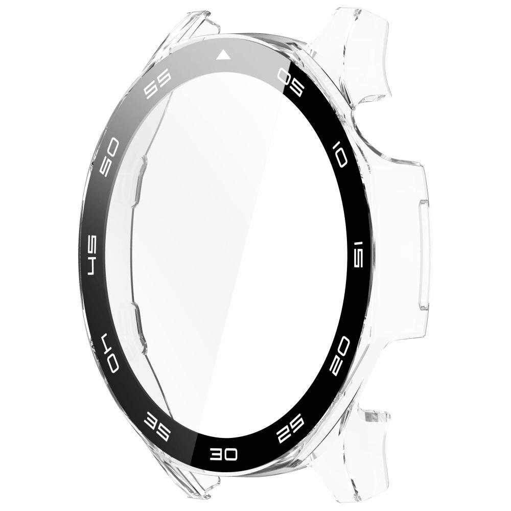 with Scale Screen Protector Tempered PC Cover Shell Protective Case for Huawei Watch GT 5 46MM