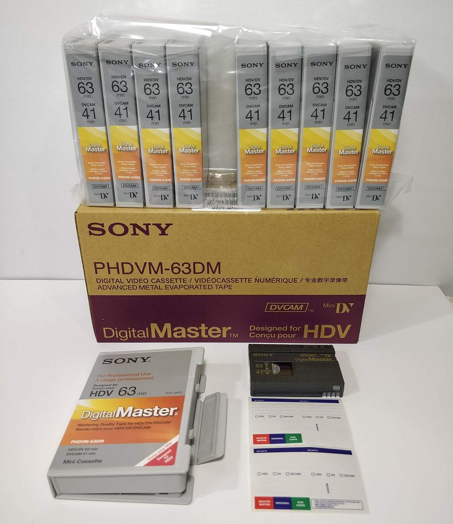 DigitalMaster Tape PHDVM-63DM DV/HDV/DVCAM (10 Stück)