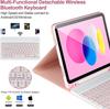 iPad 9.7/Air 2 Magnetic Bluetooth Keyboard Protective Leather Case with Pen Slot