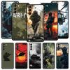 Military Army Special Forces Phone Case For Samsung Galaxy S26 Ultra S25 Plus S24 FE S23 S22 5G S21 S20 Cover Black Soft