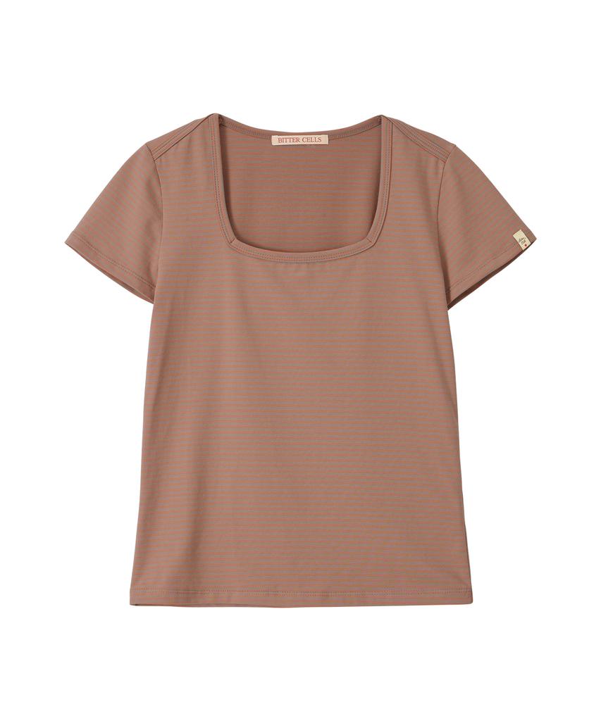 Biteoseljeu Essential Esti Square Neck Tea-Brown
