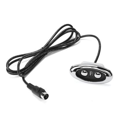 LED Arka Işıklı 2 Düğmeli Elektrikli Kanepe El Kontrol Anahtarı USB Portlu Kanepe Kontrol Cihazı Giriş 12?29V