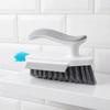 V-Shape Crevice Cleaning Brush, Reaches 90° Corners. 16x4x11cm, White Plastic, for Tiles & Grout