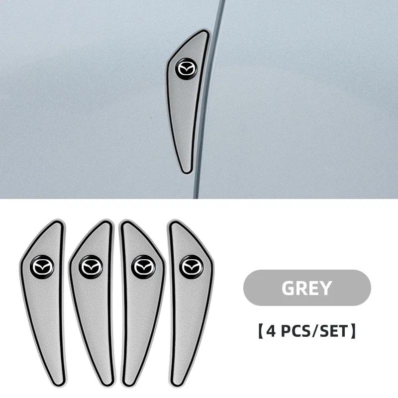 

4pcs Car Door Anti-collision Bumper Strip Door Side Edge Scratch Protective Sticker For Mazda BL BM GJ CX3 CX-5 CX9 Accessories