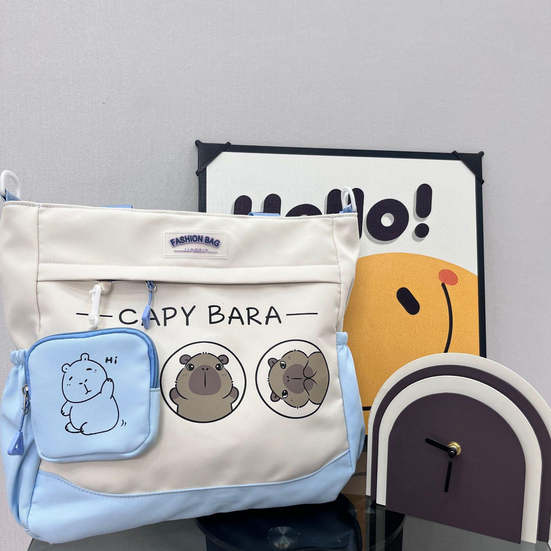 

Best-Selling Girls Colorblock Cute Card Crossbody Bag - Large Capacity for Classes/Tutoring 41cm x 10cm x 33cm синий