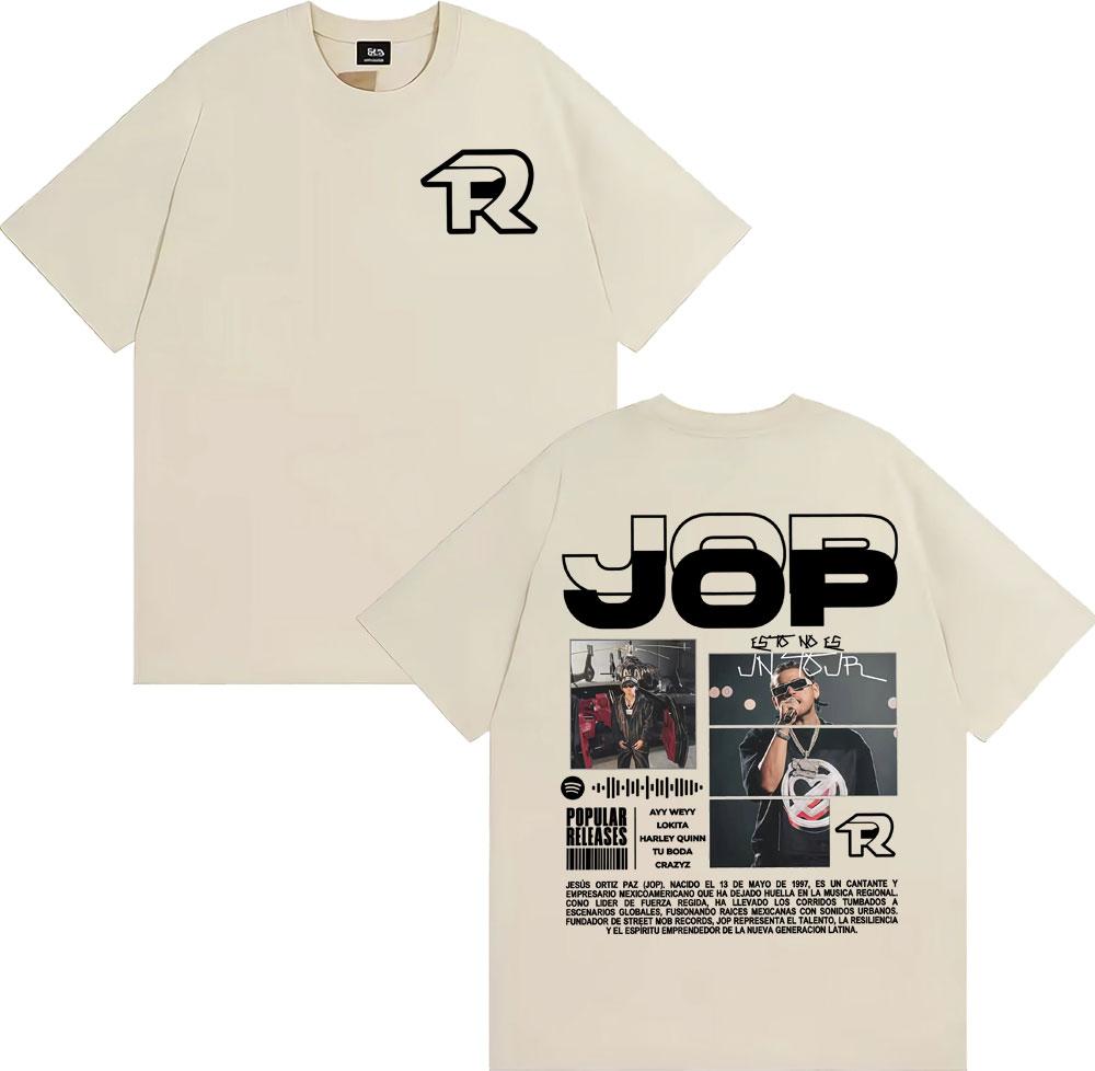 2025 Summer Fuerza Regida Jiang Peng Perono Tee Enamores Tour Tshirt Mens Fashion Oversize 100 Cotton Tshirt