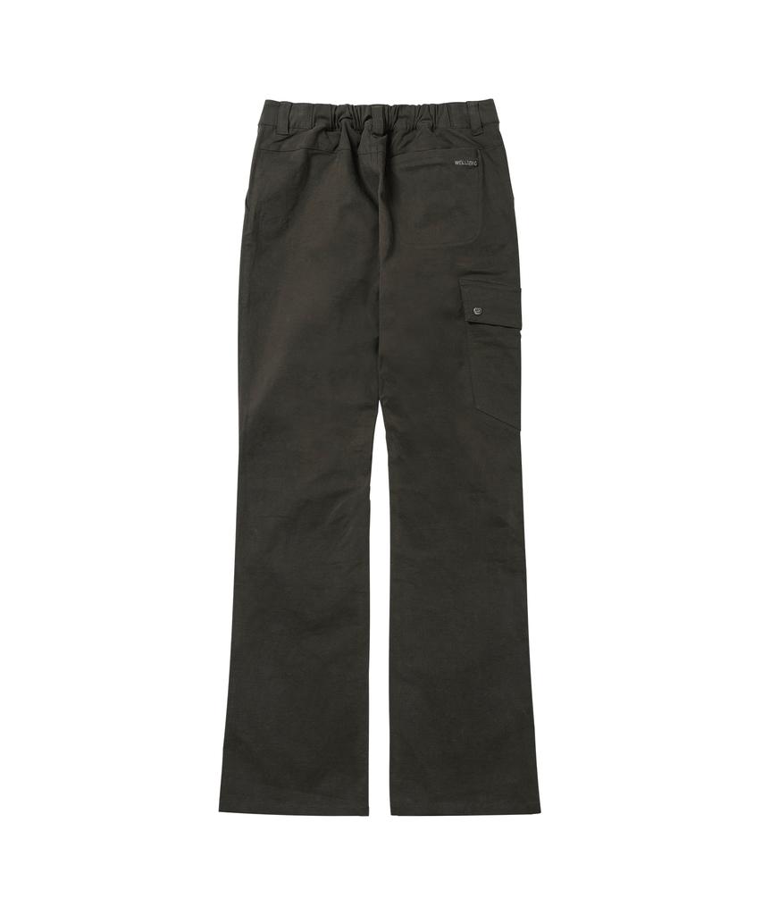 WELLBEING EXPRESS Asymmetric Mountain Pants Khaki Brown