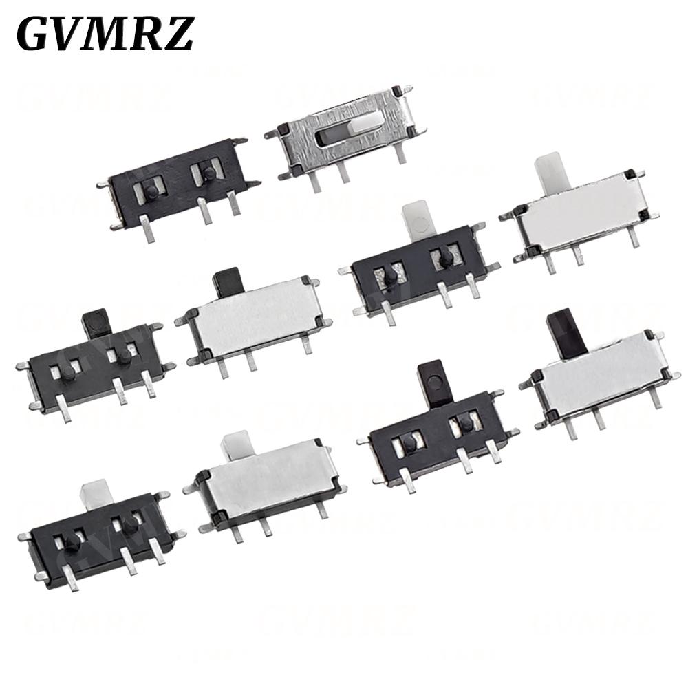 50PCS/lot Mini 7-Pin On/Off 1P2T SPDT MSK-12C02 SMD Toggle Slide Switch For MP3 MP4 7P