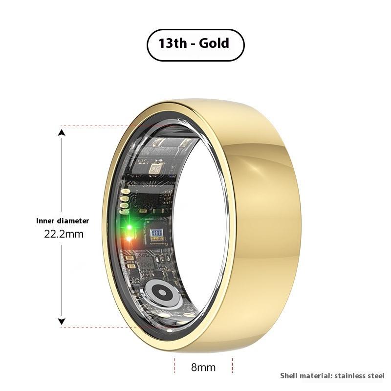 Anillo Inteligente Monitoreo de Frecuencia Cardíaca Oxígeno en Sangre Salud del Sueño Salud Anillo Inteligente Multifuncional
