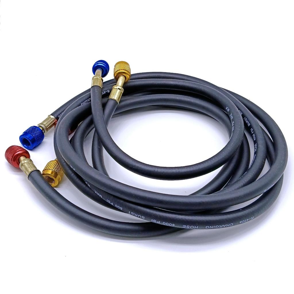 R134a R410A AC Refrigerant Charging Hoses HVAC Air Conditioning Tool Car Silicone Hose Pipe Air Condition System Maintenance