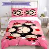 Pucca Duvet Cover Set Suitable For Dormitory Machine Washable Christmas Gift