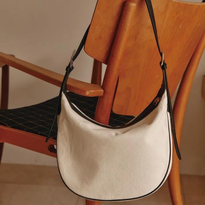 Canvas Hobo Bag(Natural)