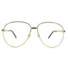 GUCCI Gold Glasses Toad Mirror Aviator Glasses Unisex Alloy Aviator Glasses Unisex Couple Style
