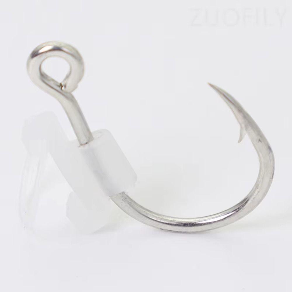 10Pcs High Strength Luminous Live Shrimp Fishing Hooks Fishing Fixed Hooks  Grouper
