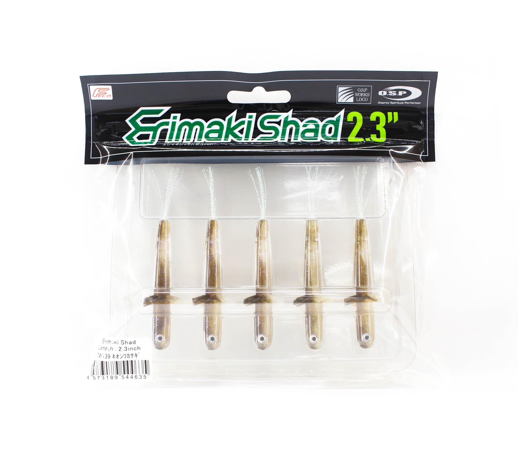 

OSP Soft Lure Erimaki Shad 2.3 Inches TW-139 (4635)