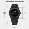 Luxury Business Men's Quartz Watch Arabic Numerals Luminous Dial Waterproof Wristwatch