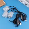 Leiser & Langlebiger DC 5V 3-stufiger USB-Massage-Motor, Doppel-/ Einzelkopf Vibrationsmassagegerät für Kissen/ Polster/ Taille