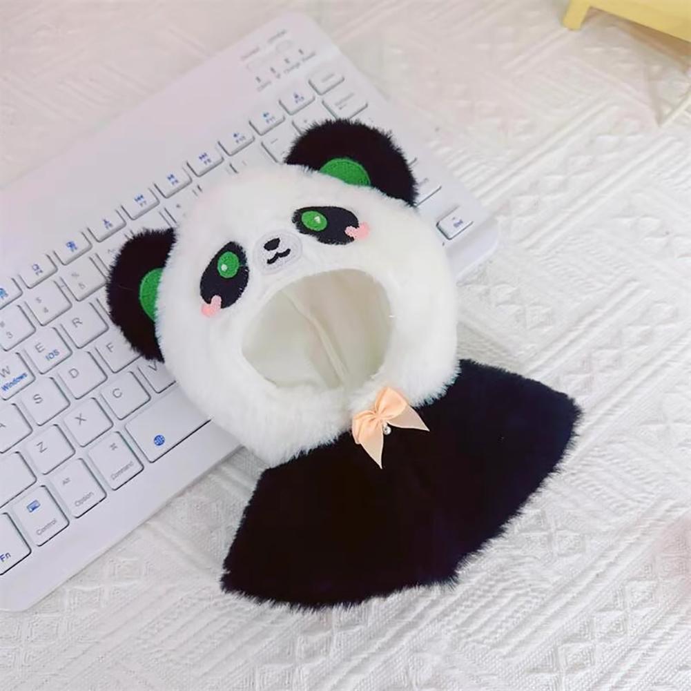 17cm Mini Plush Doll's Clothes Outfit Accessories For 17cm Labubu Cotton Dolls Plush Animals Cape Clothing Gift