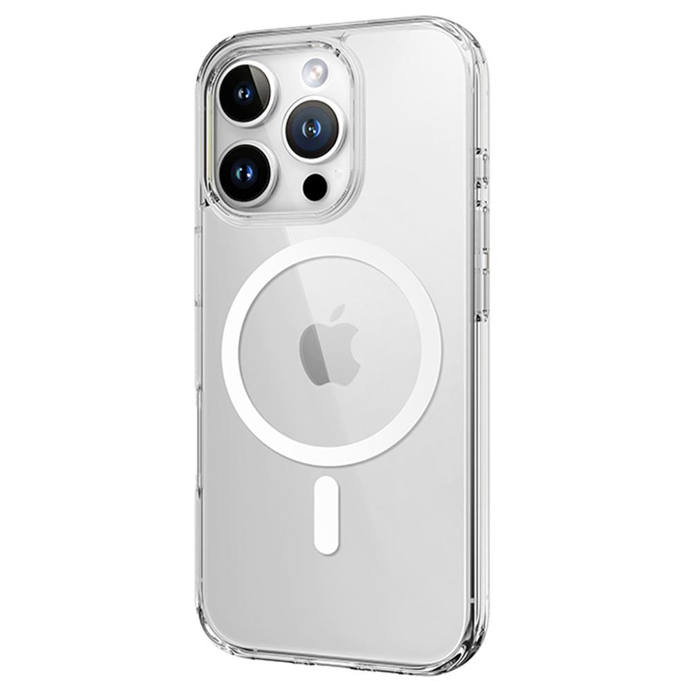 

ROCK For iPhone 16 Pro Clear Phone Case Compatible with MagSafe TPU+PC Back Cover A