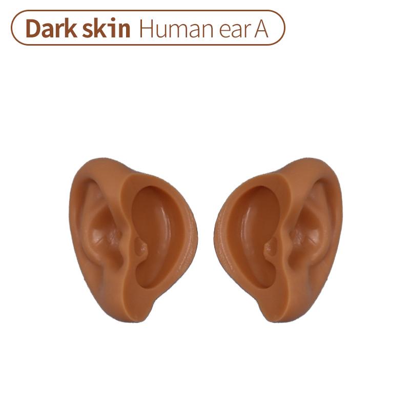 DBS Blyth Puppe Ohr Menschliche Ohren, Elfenohren Mit Ton befestigt, kein Schneiden erforderlich Weiße Haut, Bräunliche Haut, Dunkle Haut, Natürliche Haut