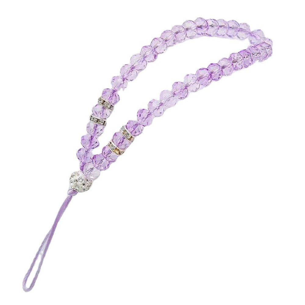 Beads Hand Wrist Lanyard Crystal Phone Straps Mobile Phone Straps Mobile Phone Chain Phone Lanyards