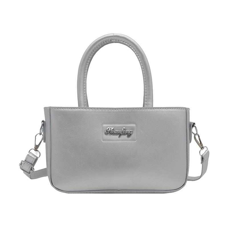 New Women's Bag Fashionable Korean Version Simple Solid Color Shoulder Bag Fashionable Casual Crossbody Bag Temperament