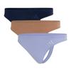 Womens/Ladies Low Rise Thong (Pack of 3)