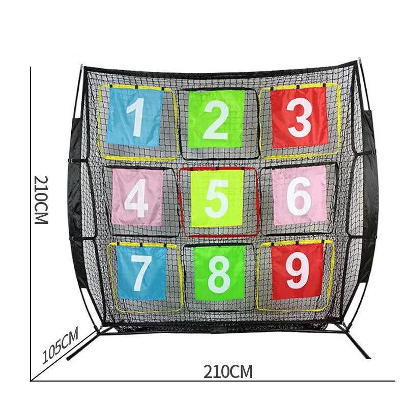 JINGGENG Outdoor Flying Disc Nine-Grid Training Net & Dartboard