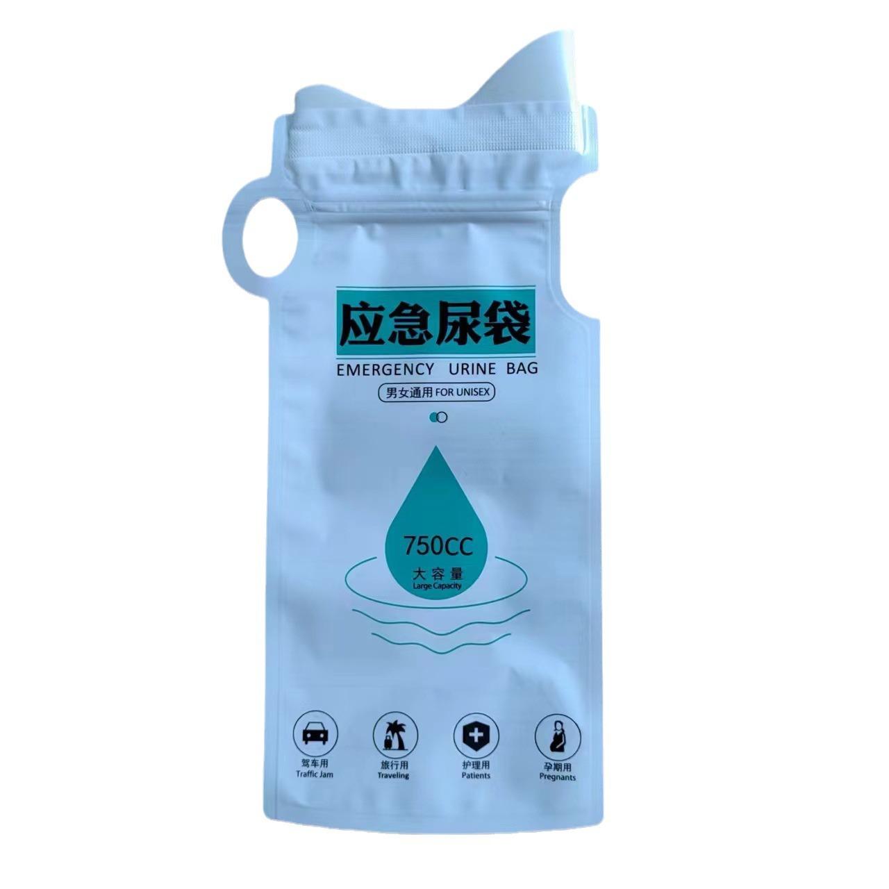 

Disposable Emergency Urine Bag Portable Travel Urinal Leak Proof Sealed Collection Bag with Absorbent Gel for Men Women and Children One Size