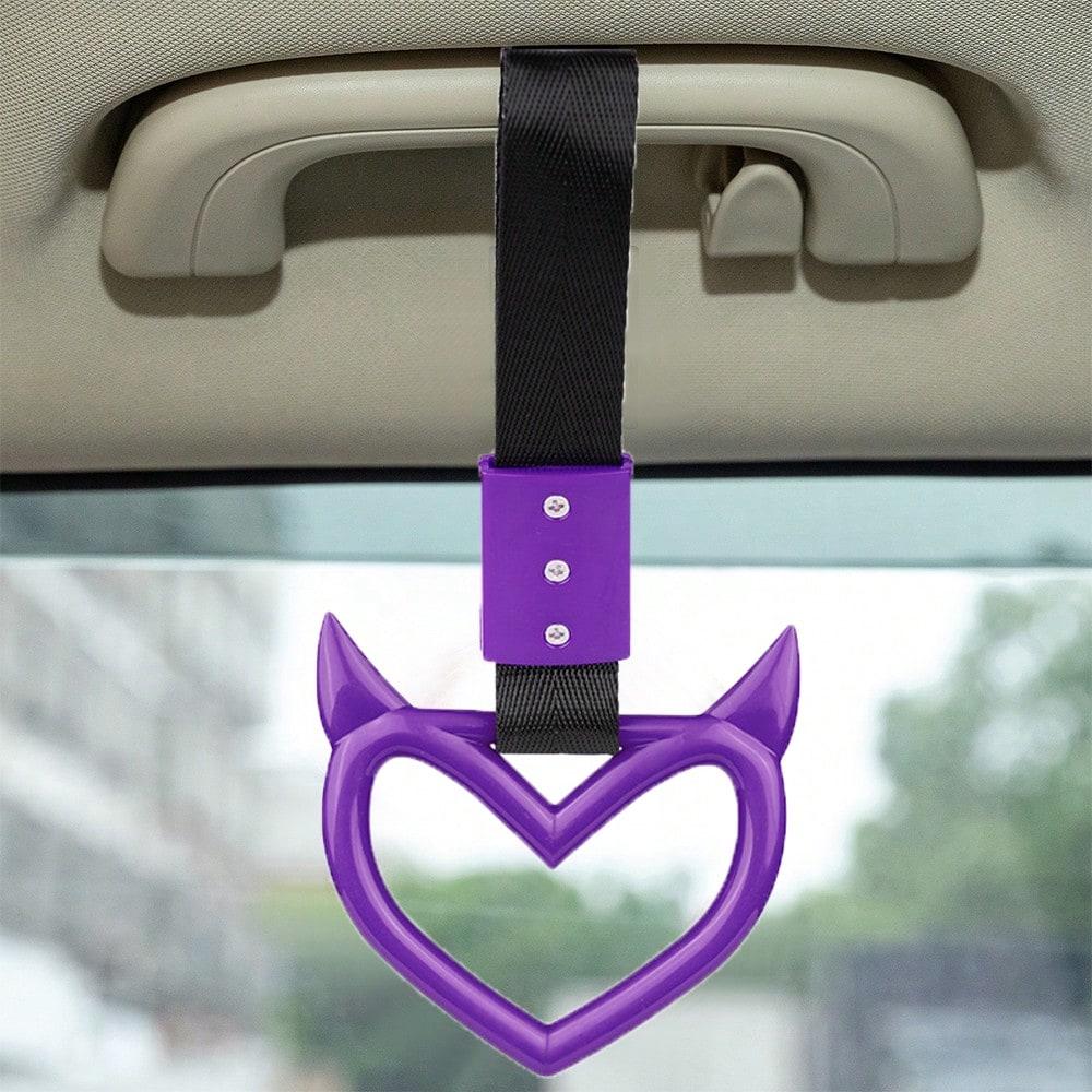 Modifikovaný Devil Heart Tsurikawa Závodní Ruční Popruh Kroužek Auto Varovný Kroužek Autobus Vlak Univerzální Rukojeť Popruh Tsurikawa Kroužek