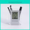 Pen Acrylic Transparent Storing Electronic Calendars Clock Supplies Decoration