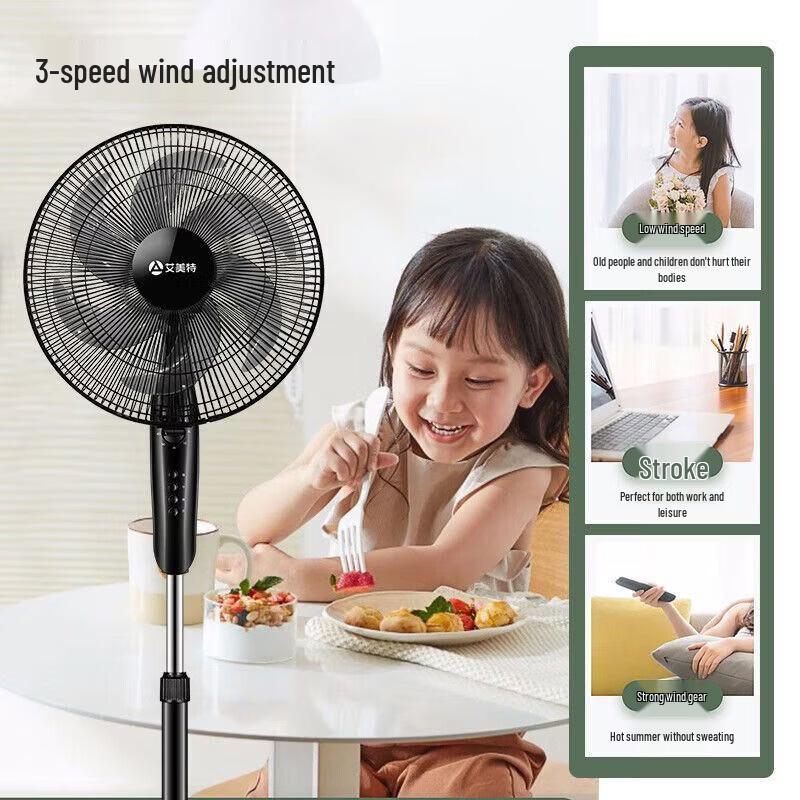 AIRMATE 14palcový oscilační stojanový ventilátor