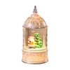 Retro Lantern-Style LED Snowfall Christmas Music Box Crystal Ball Ornament Night Light