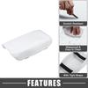 ABSOPRO Car Center Console Waterproof Armrest Seat Box Cover for Hyundai Tucson 2022 White Pad, 2023,
