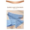 12-1pcs Women Sexy Ribbed Cotton Briefs, Low Waist Breathable Sport Soft Ladies Triangle Underwear