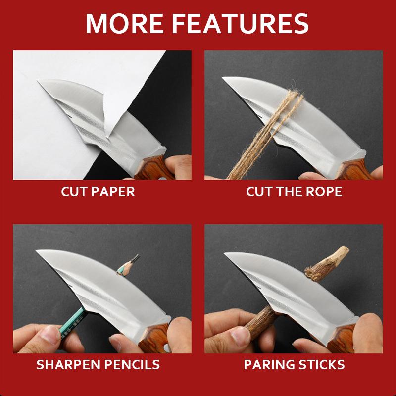 Stainless Steel Kitchen Knife Cleaver Hunting Knife Handmade Boning Knife Chef Knife  Butcher Knife Fish Knife