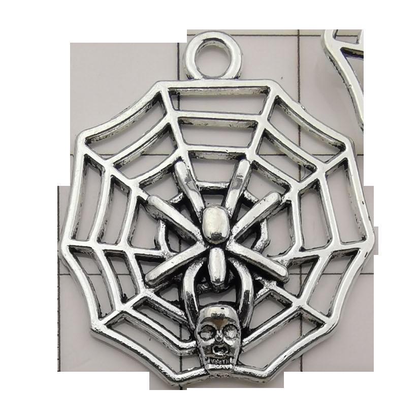 80-Piece Halloween Jewelry DIY Kit: Pumpkin, Skull, Bat & Witch Pendants for Earrings