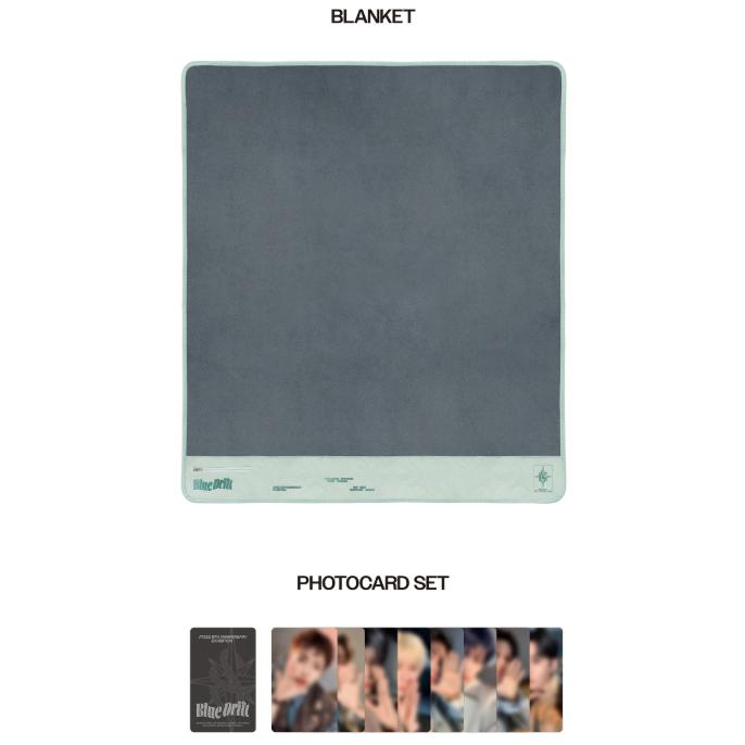 Pre-order ATEEZ 8th Anniversary Exhibition Blue Drift Blanket