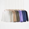 Simple Heavy Velvet Crew Neck T-shirt Long Sleeve Loose Casual Versweater Autumn Winter Men's Women's Same Thermal Top