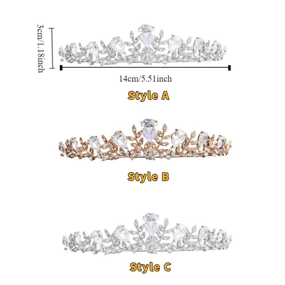 Shining Bridal Tiara Luxury Girls Princess Crown Dress Up Wedding Hair Crown  Celebration