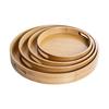 Japanischen Stil Runde Tablett Lebensmittel Servierplatte Holz Snack Deseert Platte Teaboard für Home WF