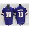Mens NFL Minnesota Vikings 18 Jefferson 9 McCarthy White Purple Embroidered Football Jersey Sportswear
