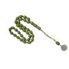 Acrylic Muslims Prayer Beads Oval Ergonomic Design Rosary Bracelet For Daily Worship And Meditation Comfortable Grip