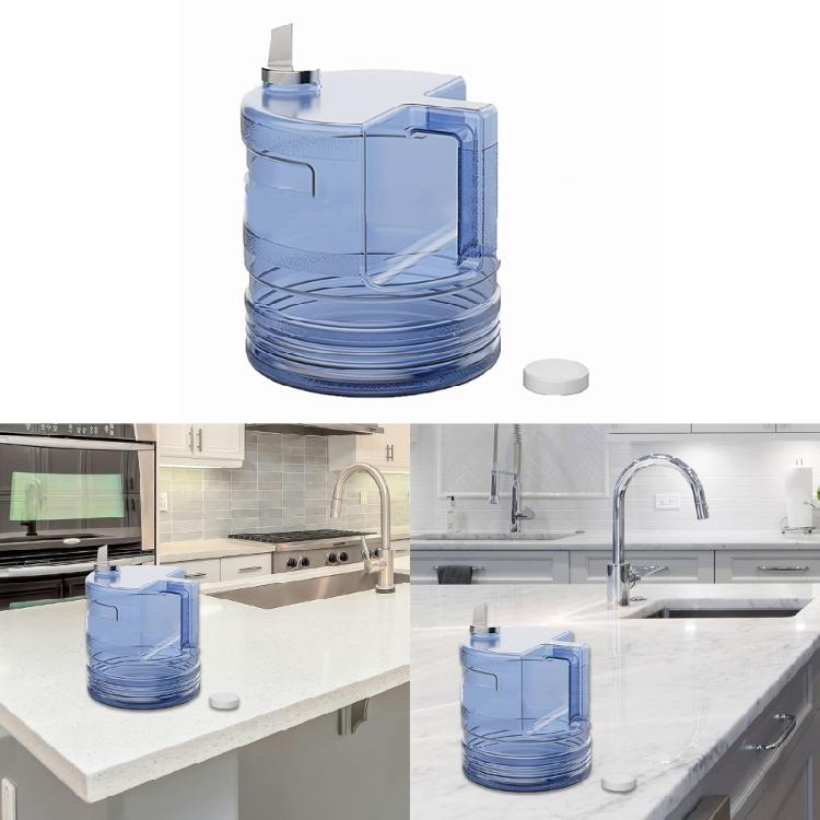 1 Gallon Food Grade Plastic Vessel for Distiller Lightweight and Leak Proof Water Bottle with Comfortable Handle