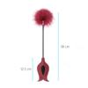 Flirt Tickle Erotic Feather with Fetish Punish Leather Spank Whip for Men Women Sex Blindfolded Stimulation Teasing Stick Toys